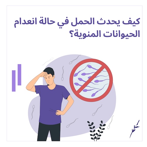 كيف يحدث الحمل في حالة انعدام الحيوانات المنوية؟