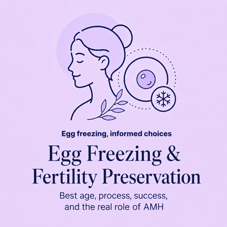 Egg Freezing and Fertility Preservation: The Best Age, Procedure, Success Rates, and the Real Role of AMH