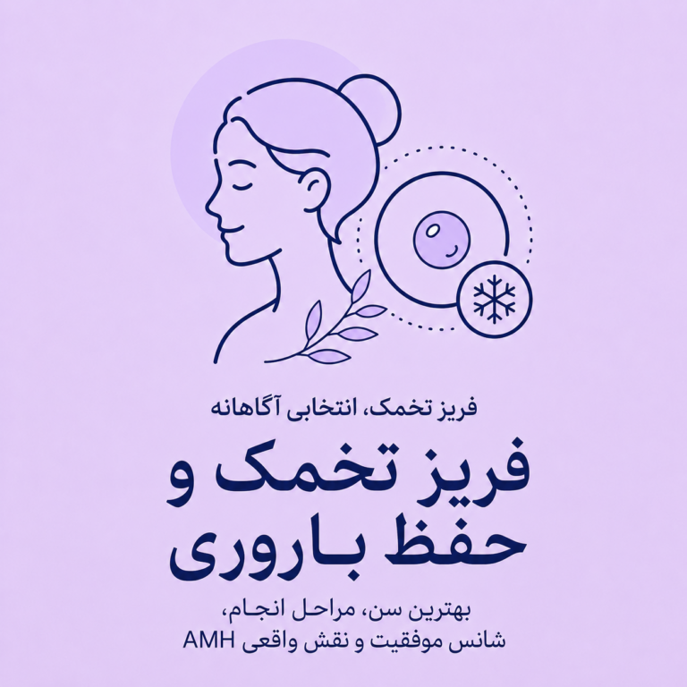 فریز تخمک و حفظ باروری؛ بهترین سن، مراحل انجام، شانس موفقیت و نقش واقعی AMH